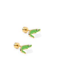 Gator Screwback Earring