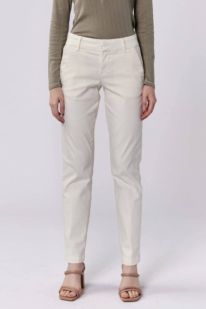 Hampton Mid Rise Trouser Ankle Pant