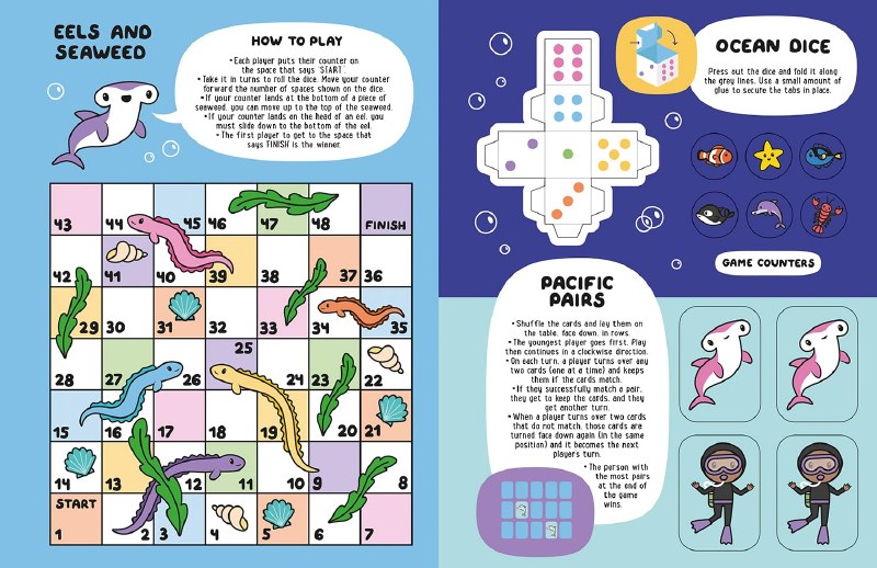 Glow-in-The Dark Ocean Sticker Book