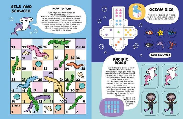 Glow-in-The Dark Ocean Sticker Book
