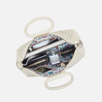 Sheila Medium Satchel White Cap