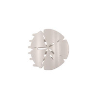 Sand Dollar Medium Flat Hair Clip