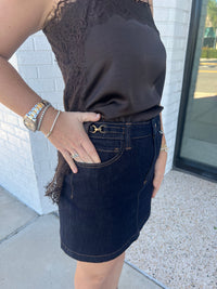 Socialite Denim Skirt