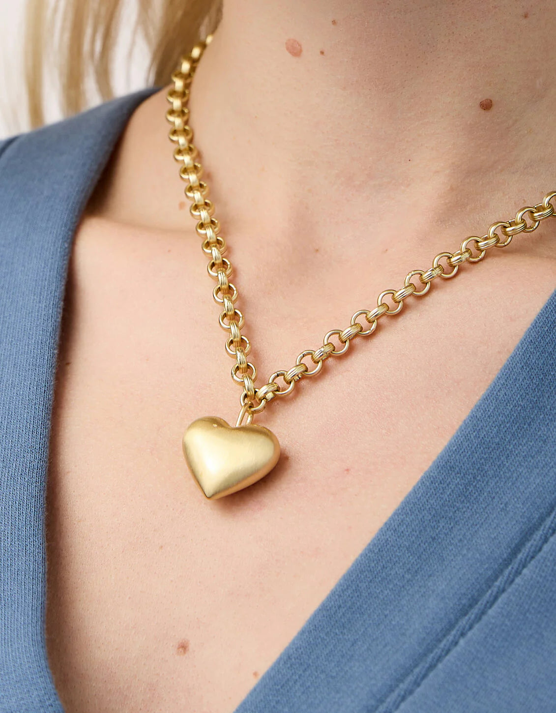 Anastasia Heart Necklace 18"