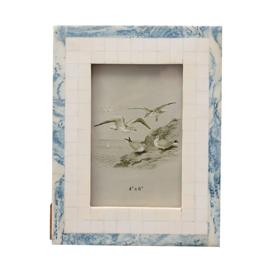 Blue Ivory Photo Frame 4x6