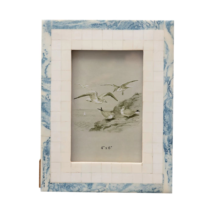 Blue Ivory Photo Frame 4x6