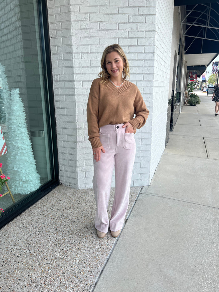 Audrey High Rise Wide Leg Pant