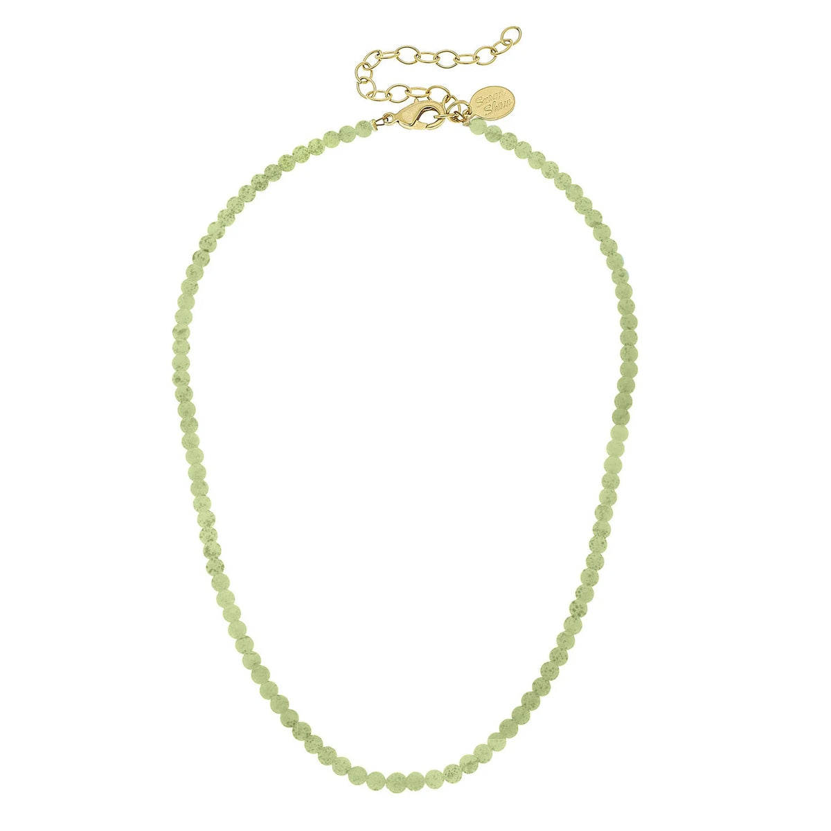16" Alys Light Green Necklace
