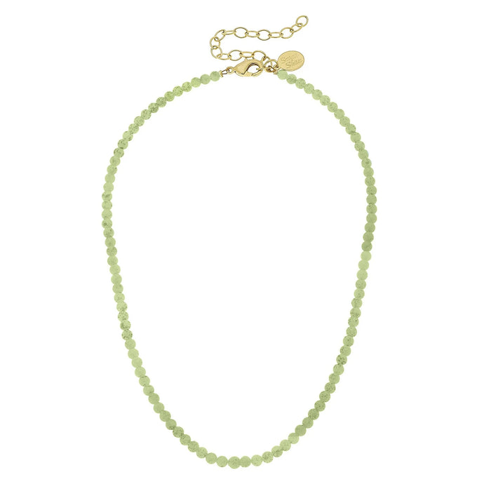 16" Alys Light Green Necklace