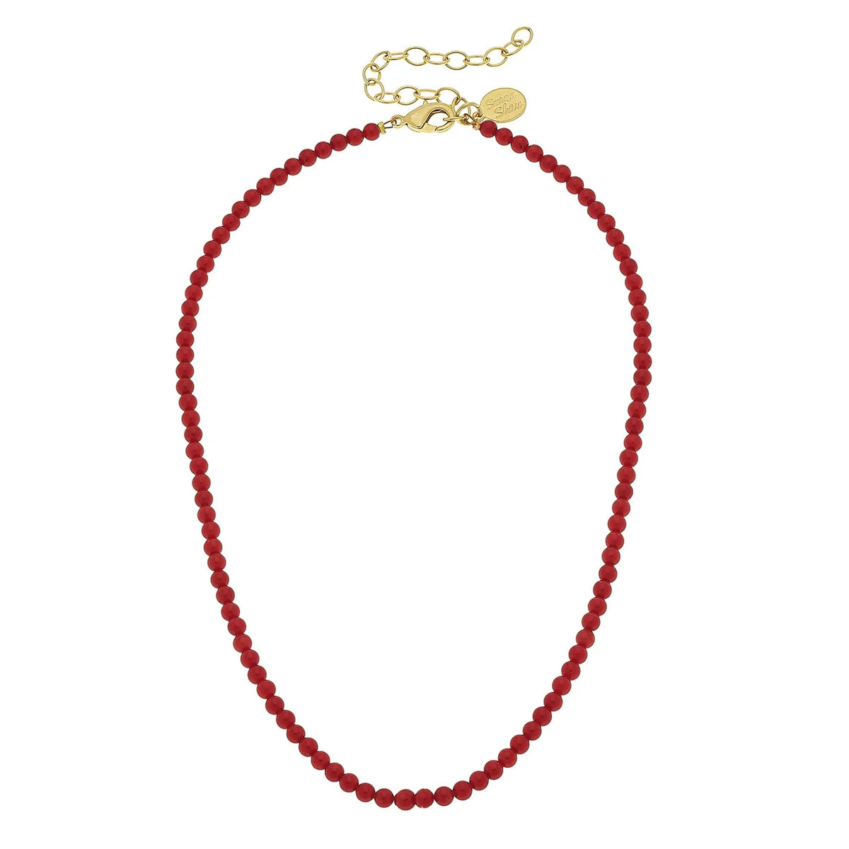 16" Alys Red Necklace
