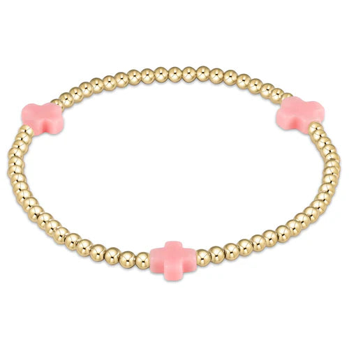 egirl Signature Pink Cross Bracelet