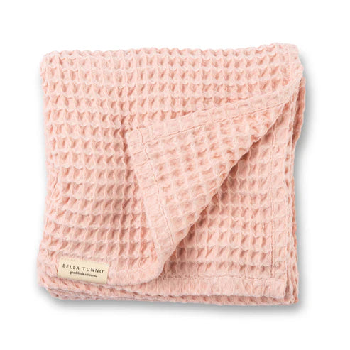 Waffle Baby Blanket Blush