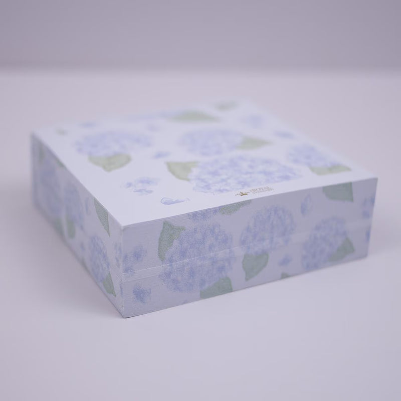 Hydrangea Sticky Note Cube