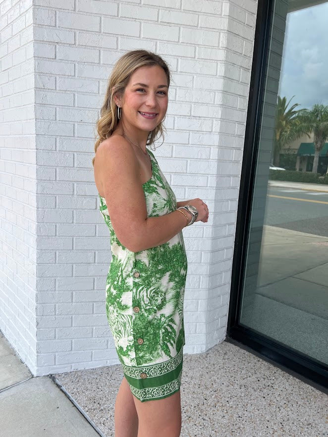 Safari Print Dress