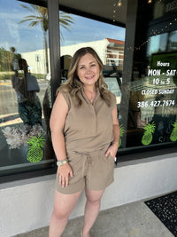 Sleeveless Cropped Top