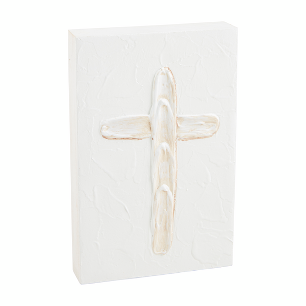 Painted Cross Plaque