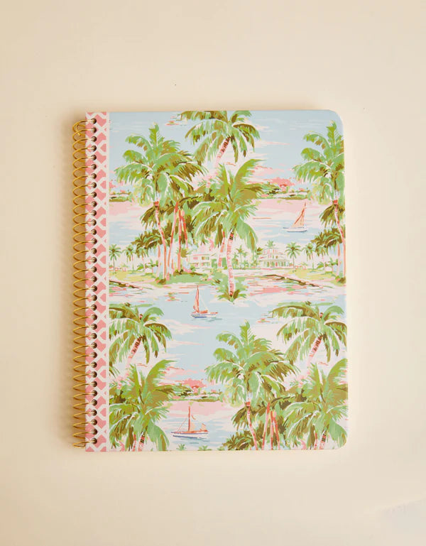 Ruled Spiral Notebook Coastal Dreams