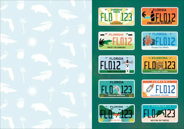 I Love Florida Sticker Book