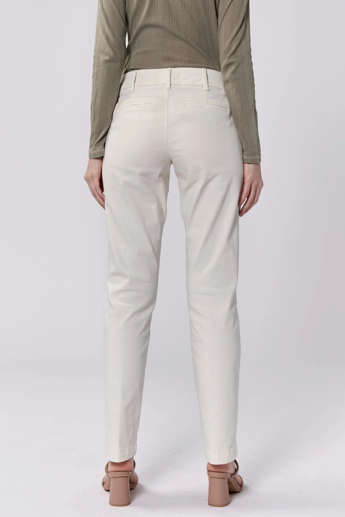 Hampton Mid Rise Trouser Ankle Pant