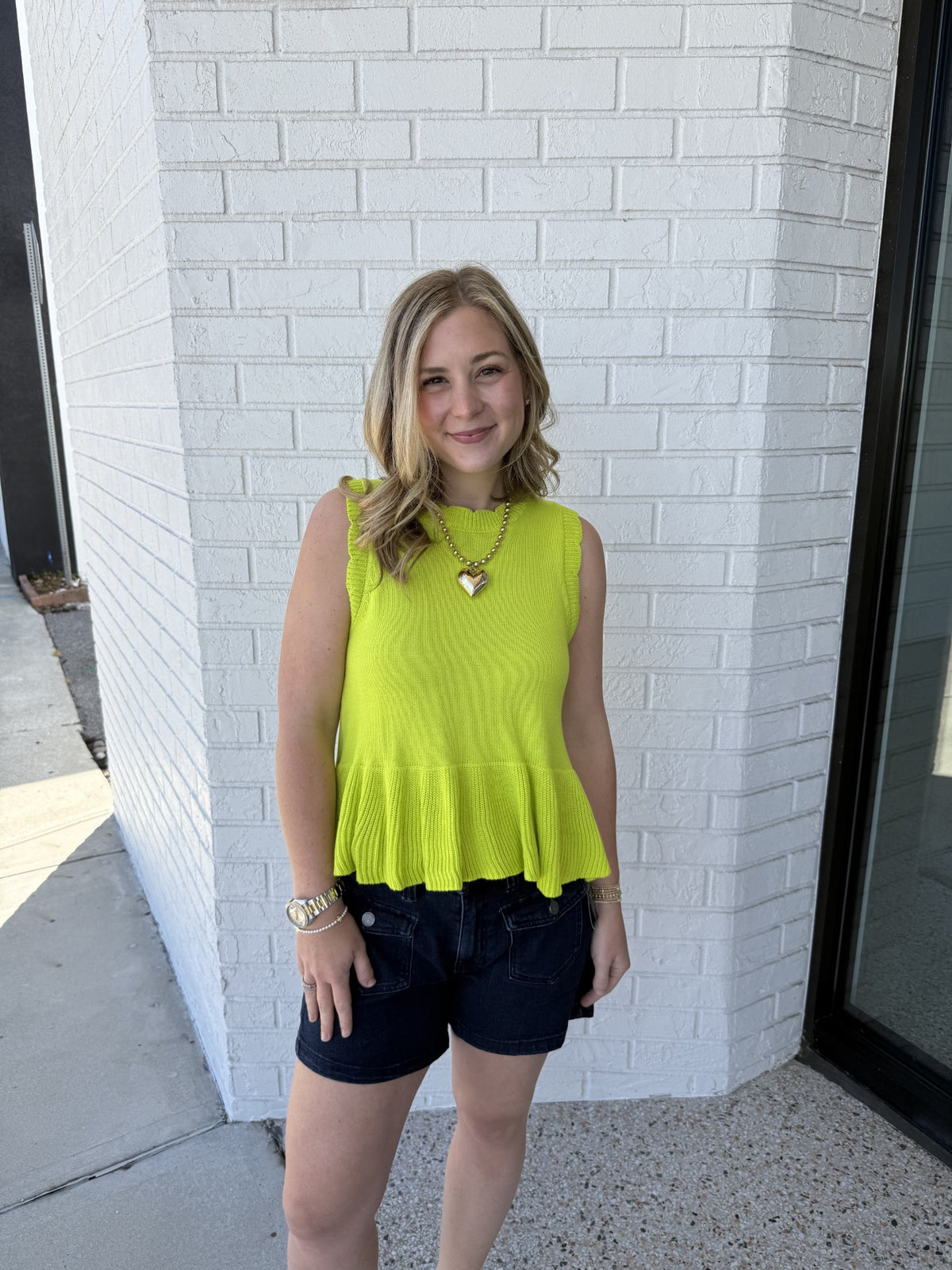 Ellis Peplum Top