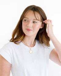 Mother of Pearl Seashell Necklace