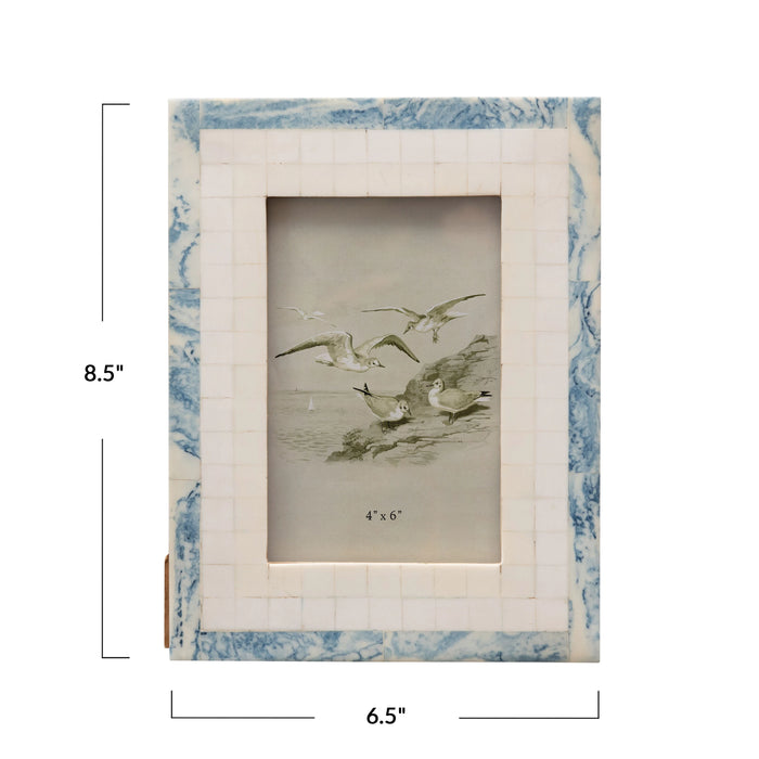Blue Ivory Photo Frame 4x6