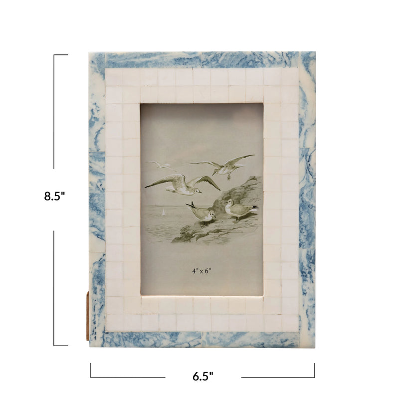 Blue Ivory Photo Frame 4x6