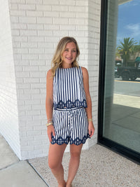 Sia Striped Top