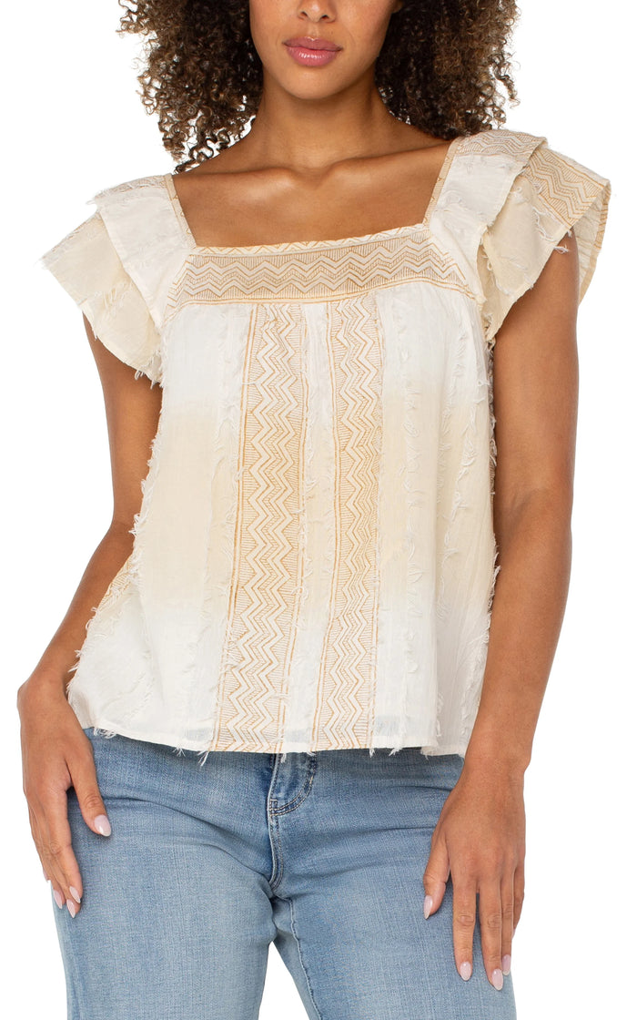 Short Sleeve Square Chevron Stirpe
