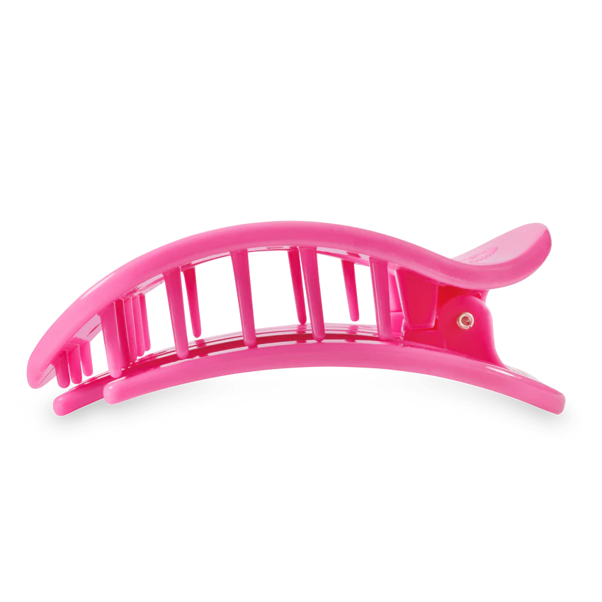 Paradise Pink Large Flat Round Clip