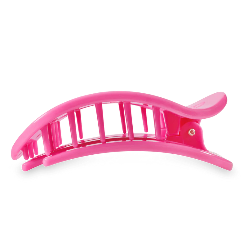 Paradise Pink Large Flat Round Clip