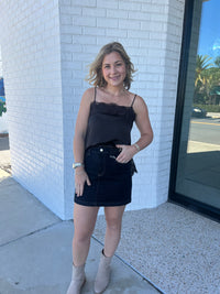 Socialite Denim Skirt