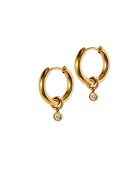 Huggie Charm Earring Celine
