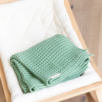 Waffle Baby Blanket Sea Foam