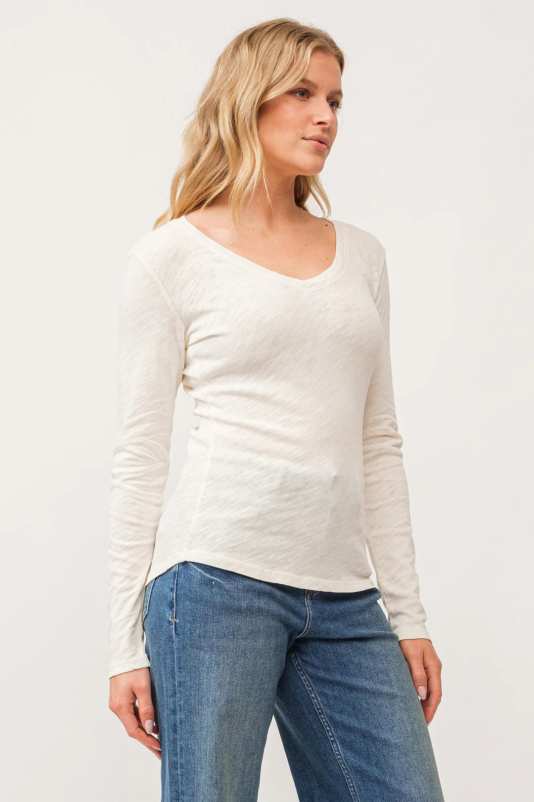 Alina V-Neck Long Sleeve