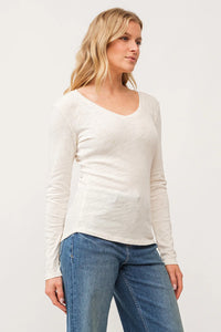 Alina V-Neck Long Sleeve