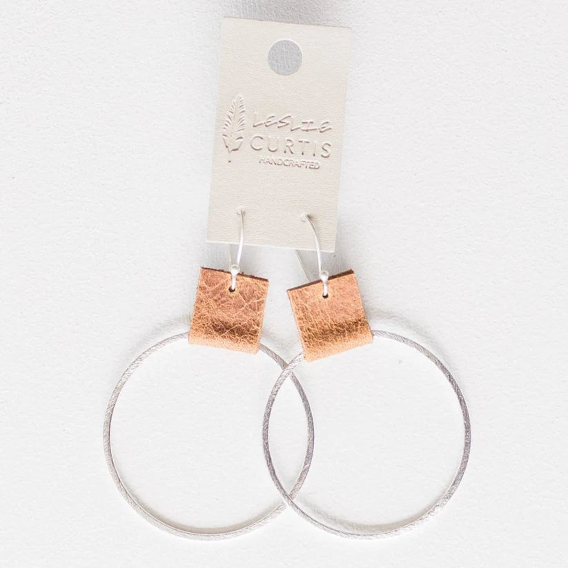 Laura Silver Hoop