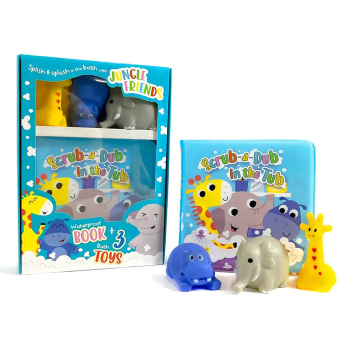 Scrub-A-Dub in the Tub Bath Book Toy Set