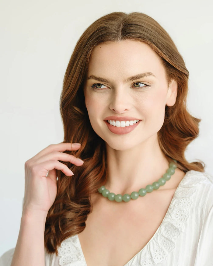 Palmera 14mm Jade Stone Choker