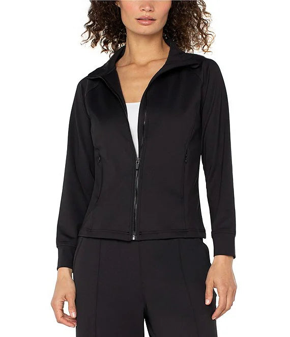 Full Zip Seamed Jacket