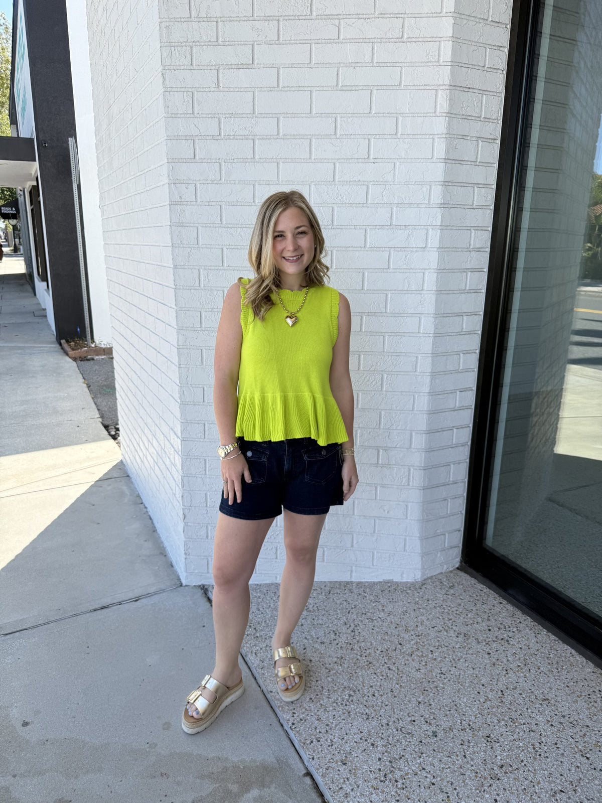 Ellis Peplum Top
