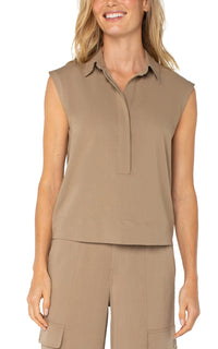 Sleeveless Cropped Top