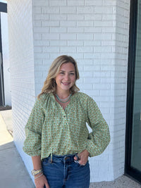 Lotus Jewel Blouse