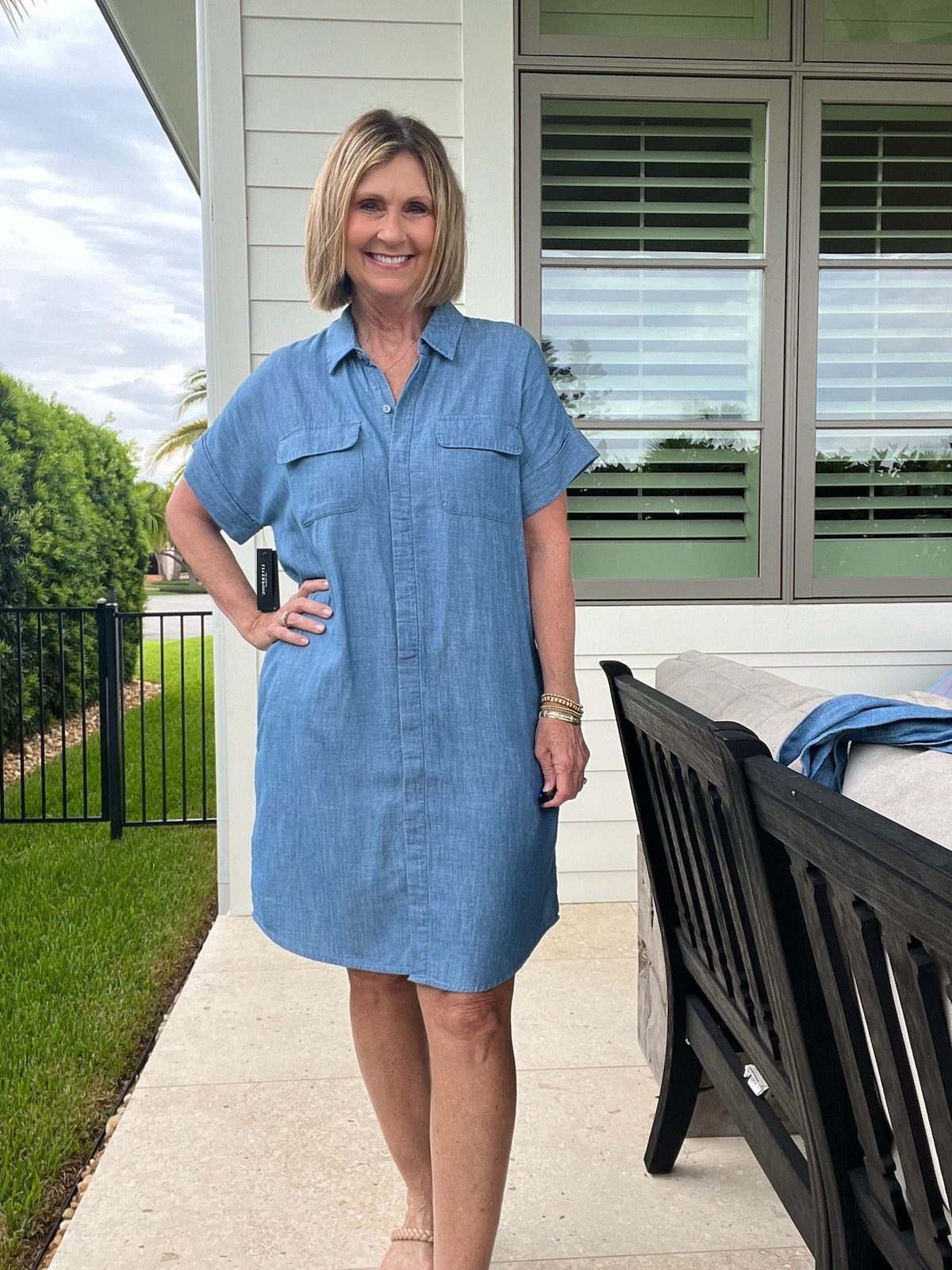 Belted Shirt Dress