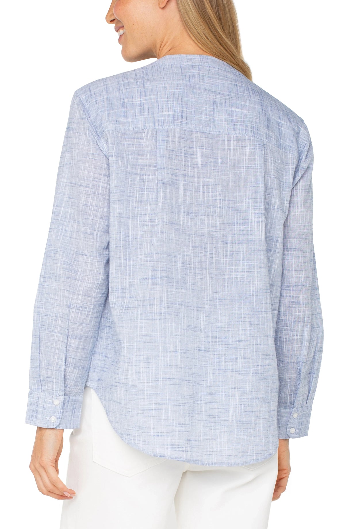 Button Front Shirt Crosshatch