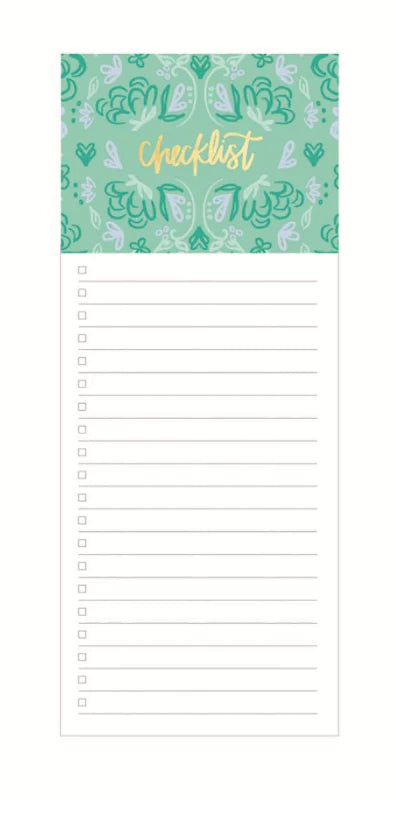 Checklist Notepad Magnetic