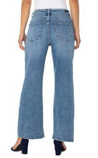 Stride Hi-rise Wide Leg Carbon Canyon