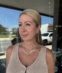 Laura Silver Hoop