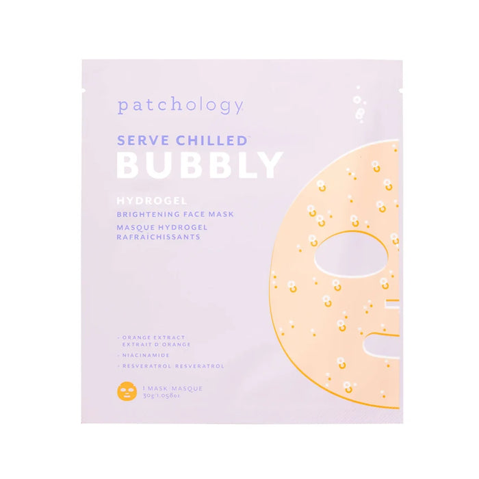 Serve Chilled Bubbly Hydrogel Mask