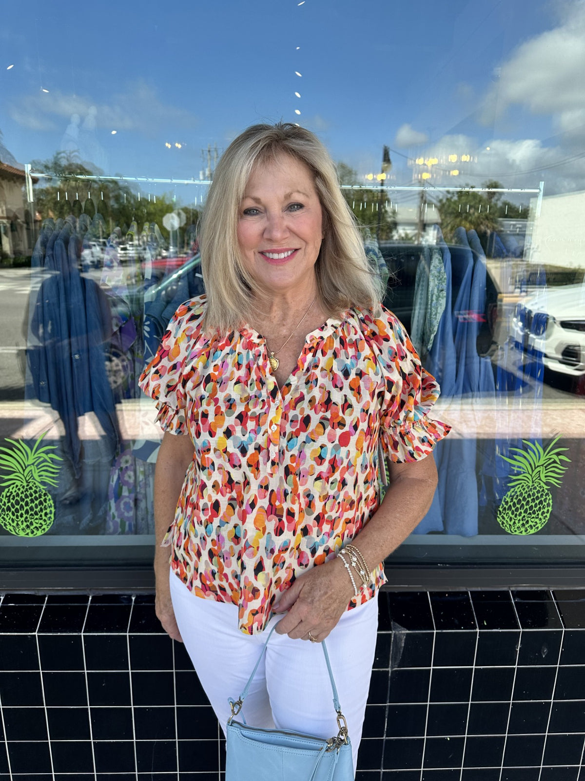 Popover Dolman Woven Top